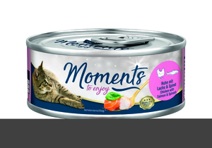 MOMENTS Adult Huhn mit Lachs & Spinat 48x70 g
