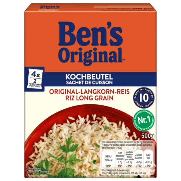 Bild 1 von Ben's Reis lose, im Kochbeutel oder Saucen zum Reis