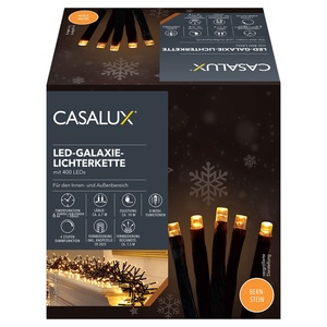 CASALUX Galaxielichterkette mit 400 LEDs
