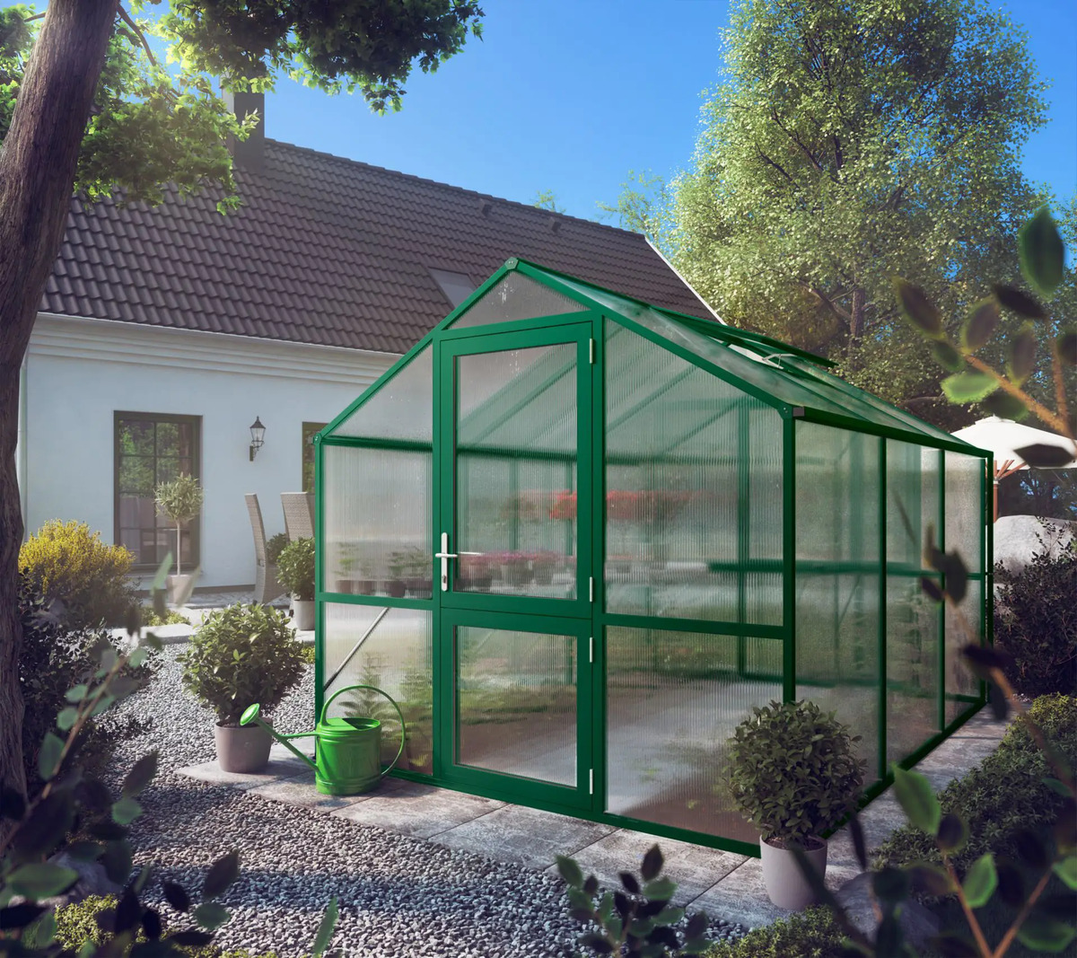 Bild 1 von KGT Alu-Gewächshaus Rose III 233 x 323 cm