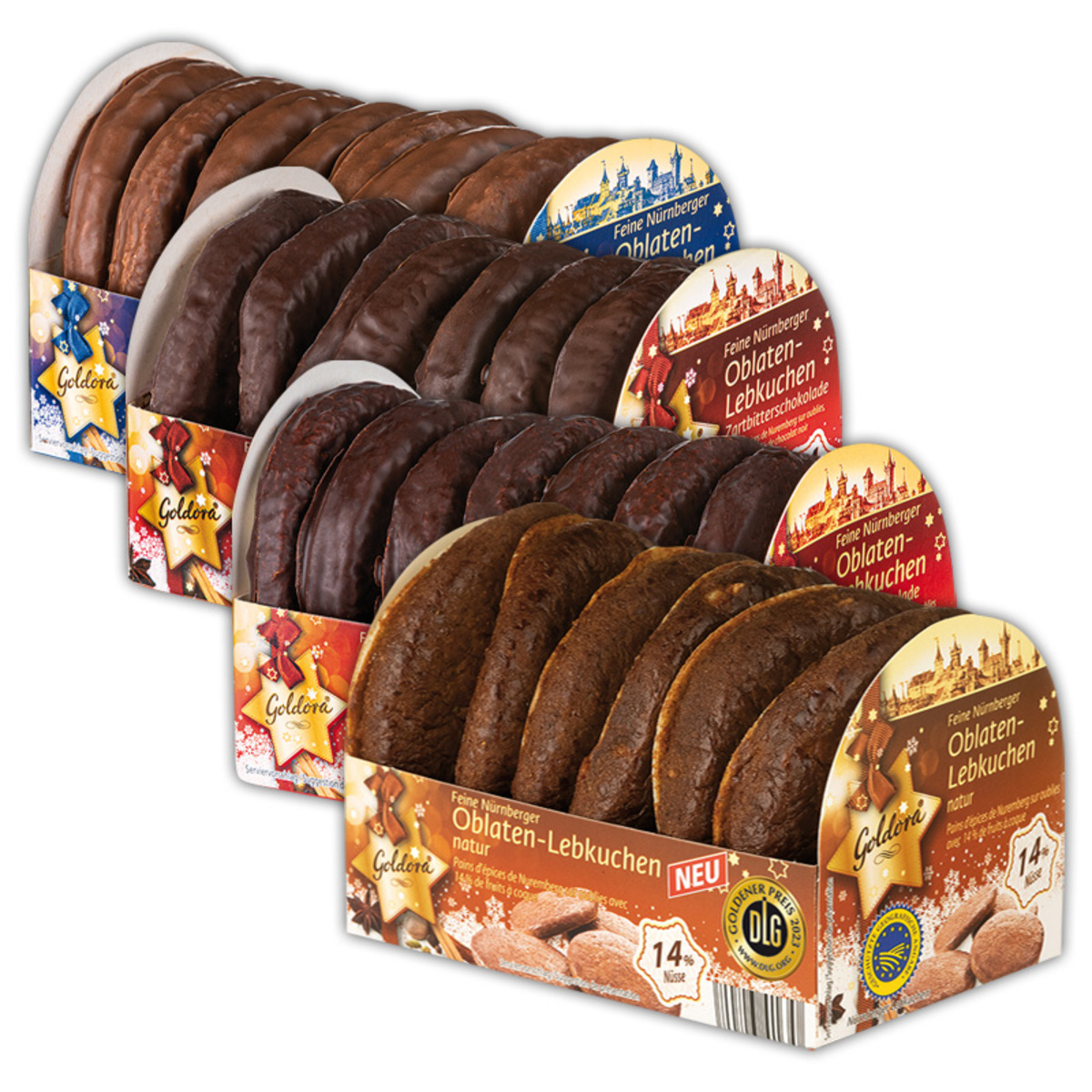 Bild 1 von Goldora Feine Nürnberger Oblaten-Lebkuchen