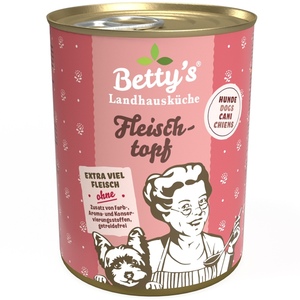 Betty's Landhausküche Fleischtopf (All Meat) 6 x 400g für Hund