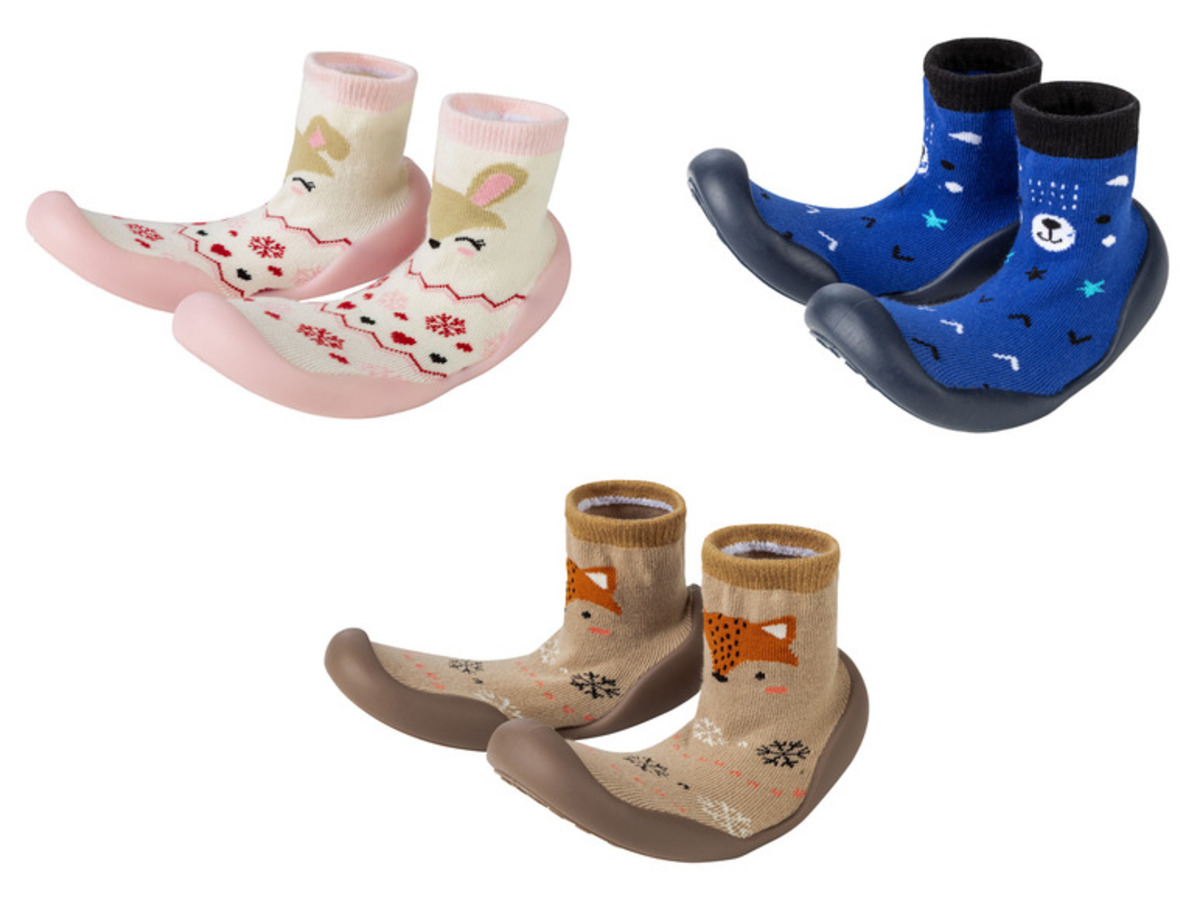 Bild 1 von lupilu® Baby Krabbelschuhe mit flexibler Sohle