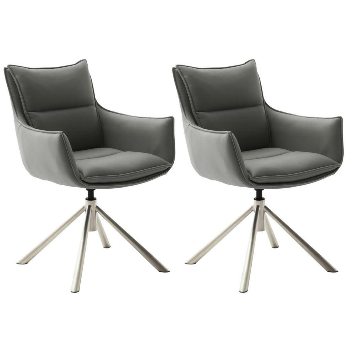 Bild 1 von Novel ARMLEHNSTUHL-SET Anthrazit, Edelstahl