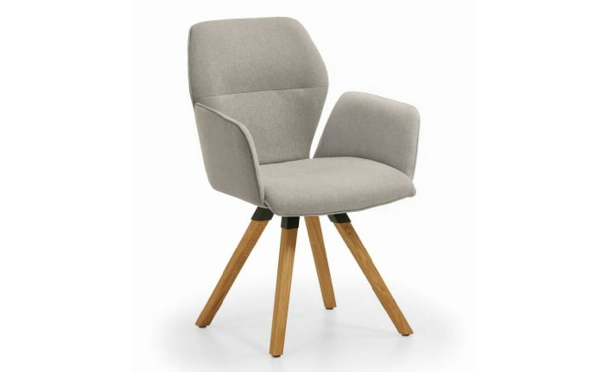 Bild 1 von Niehoff - Armlehnstuhl Merlot, silver