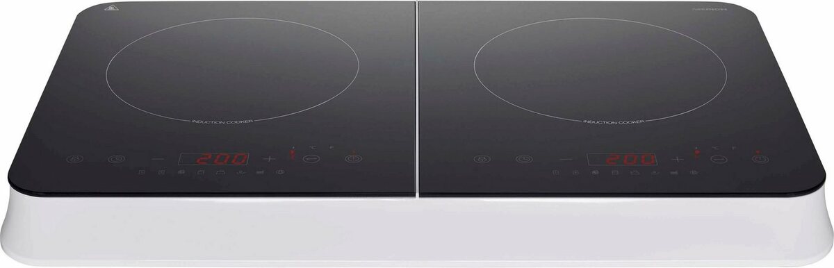 Bild 1 von Medion® Doppel-Induktionskochplatte MD 18493, Leistung 3400 Watt,10 Temperaturstufen einstellbar