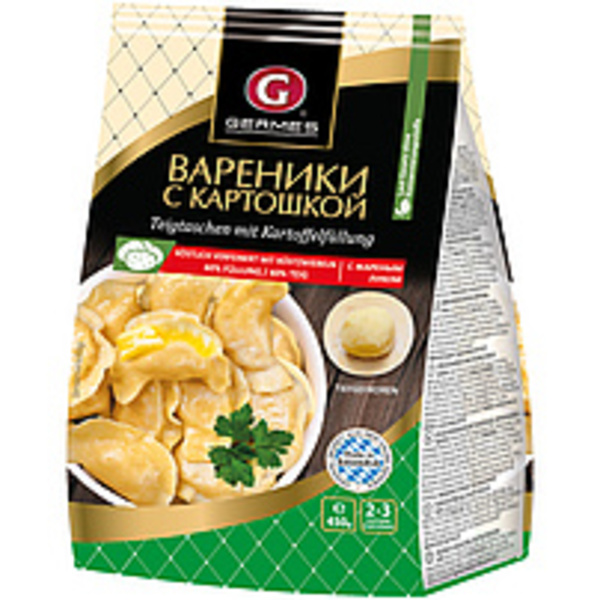 Bild 1 von Teigtaschen mit Kartoffeln "Wareniki", tiefgefroren