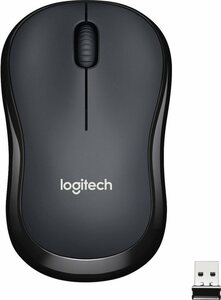 Logitech M220 SILENT Kabellose Maus, Für Links- & Rechtshänder Maus (RF Wireless)