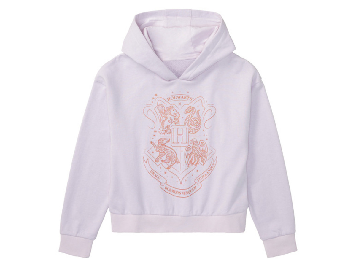 Bild 2 von Kinder Mädchen Sweathoodie mit goldenem Print