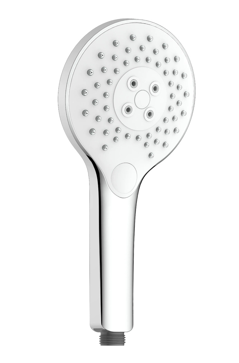 Bild 1 von Primaster Handbrause 3 Strahlarten Water Jet chrom-weiß wassersparend
