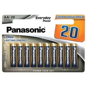 PANASONIC Everyday Power Alkali-Batterien, 20er-Packung
