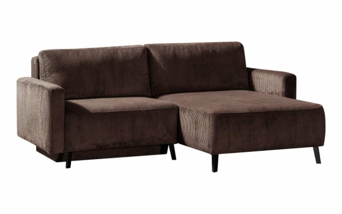 Bild 2 von Restyl - Querschläfer Hagen mit Ottomane, Cord in braun, Liegefläche ca. 140 x 200 cm