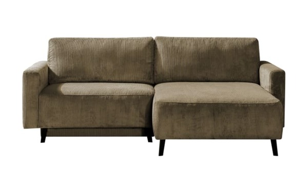 Bild 2 von Restyl - Querschläfer Hagen mit Ottomane, Cord in taupe, Liegefläche ca. 140 x 200 cm