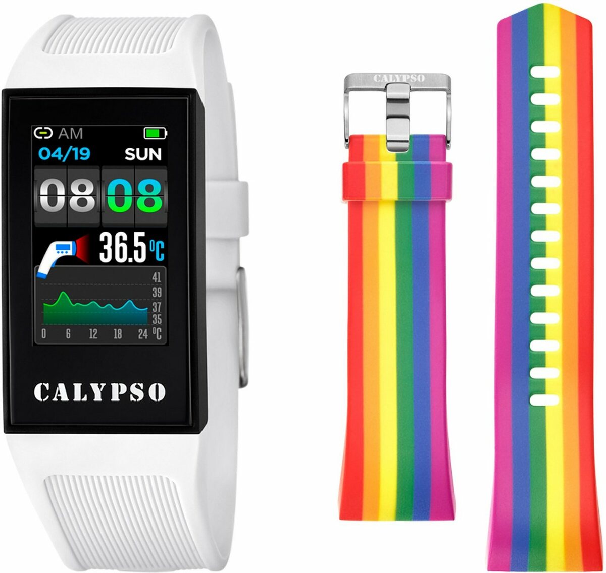 Bild 1 von CALYPSO WATCHES K8501/1 Smartwatch Set, 2-tlg., mit buntem Wechselband
