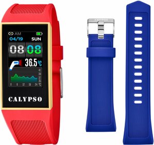 CALYPSO WATCHES K8502/3 Smartwatch Set, 2-tlg., mit blauem Wechselband