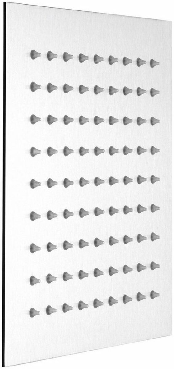 Bild 1 von Schütte Regenduschkopf Strasbourg, Antikalk-Noppen, ultraflache Regendusche 20x20, Duschkopf in Edelstahl