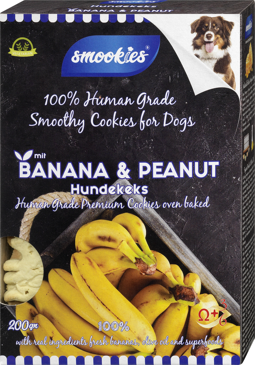 Bild 1 von SMOOKIES Smoothy Cookies 200 g Banane & Erdnuss