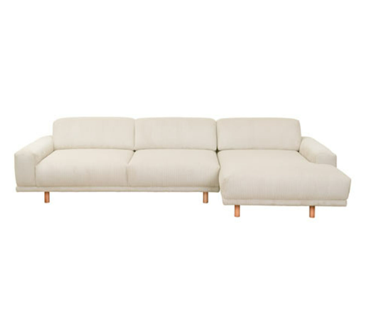 Bild 1 von Ecksofa »Penelope«, creme, Longchair rechts