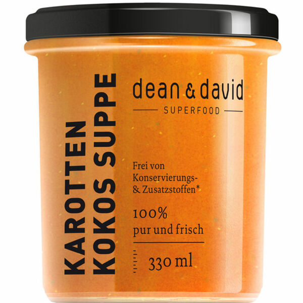 Bild 1 von dean&david Karotten-Kokos-Ingwer Suppe