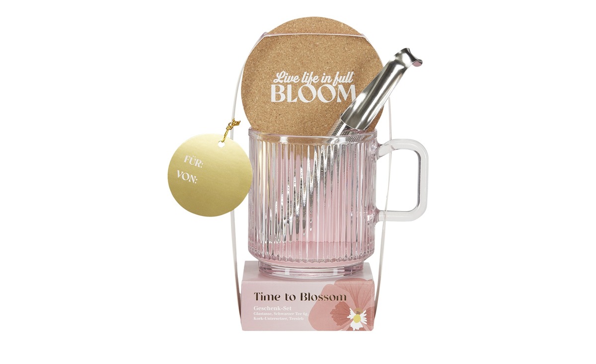 Bild 1 von Geschenkset  Black Tea Glas , Stahl Maße (cm): B: 12,5 H: 8,5 T: 21 Küchenzubehör