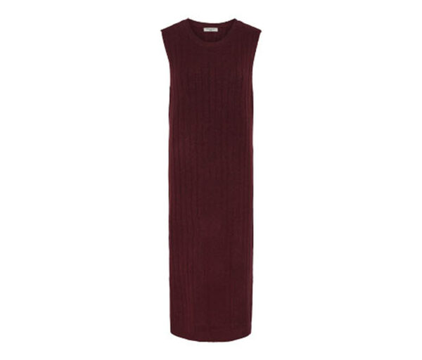 Bild 1 von Geripptes Strickkleid, rot