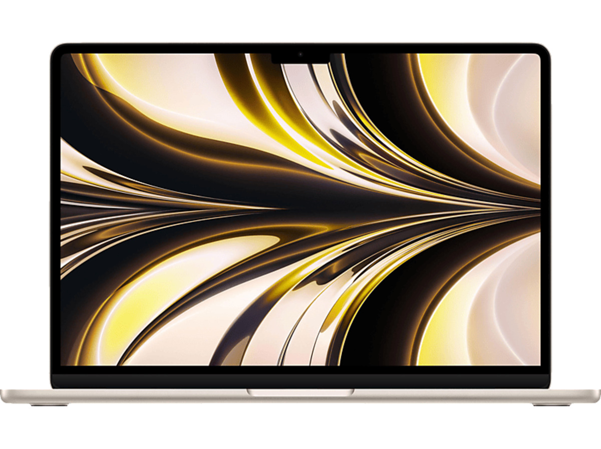 Bild 1 von APPLE MacBook Air CTO (2022), MLY13D/A, Notebook mit 13,6 Zoll Display, Apple M-Series Prozessor, 16 GB RAM, 256 SSD, M2 GPU (10 Core), Polarstern