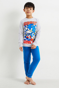 C&A Sonic-Pyjama-2 teilig, Grau, Größe: 134