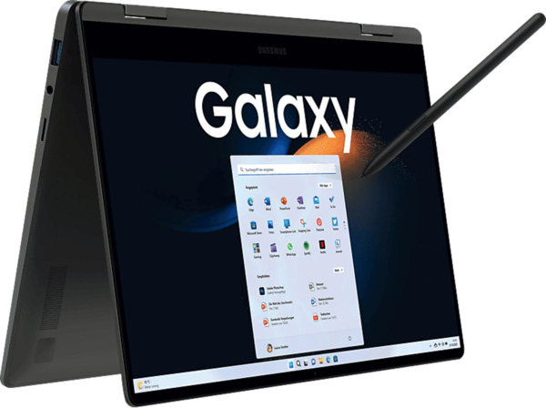 Bild 1 von SAMSUNG Galaxy Book3 360°, Notebook mit 13,3 Zoll Display, Intel® Core™ i5 Prozessor, 8 GB RAM, 256 SSD, Iris® Xe, Graphite