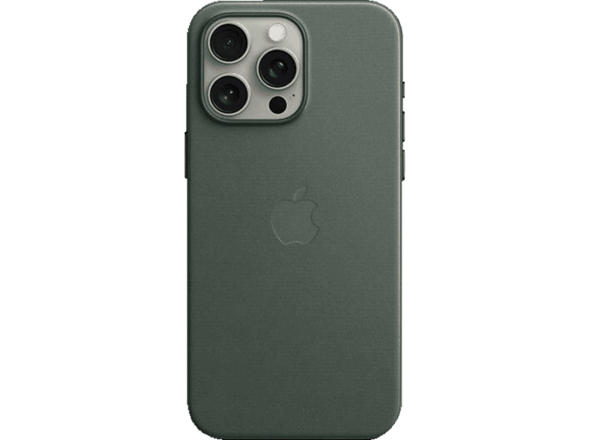 Bild 1 von APPLE Feingewebe Case mit MagSafe, Backcover, Apple, iPhone 15 Pro Max, Immergrün