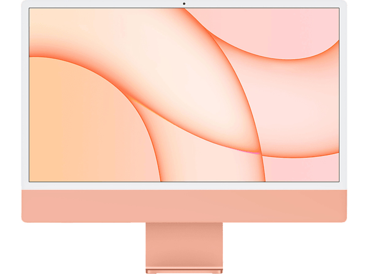 Bild 1 von APPLE iMac Z132 CTO 2021, All-in-One PC mit 24 Zoll Display, Apple M-Series Prozessor, 8 GB RAM, 256 SSD, M1 Chip, Orange