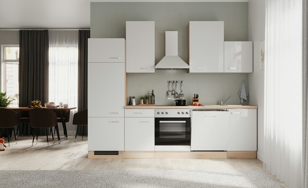 Bild 1 von Küchenzeile ohne Elektrogeräte Maße (cm): B: 280 T: 60 Küche