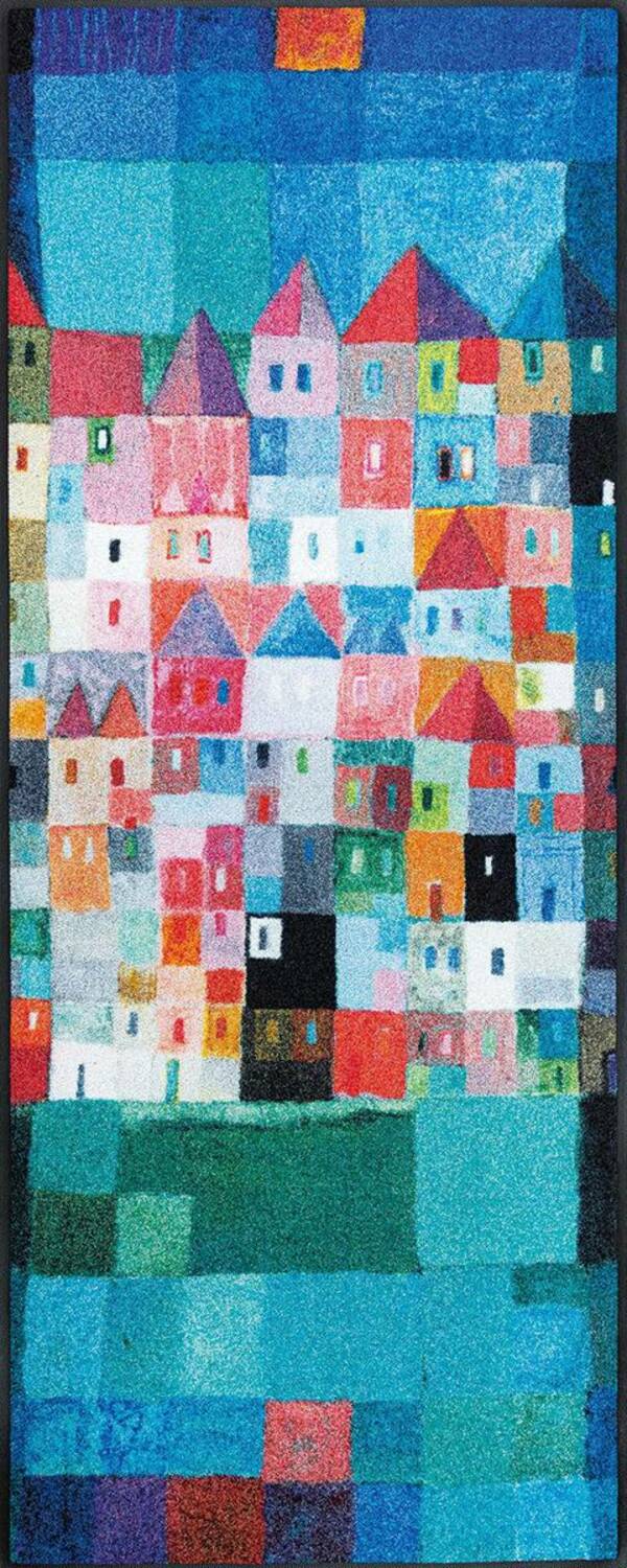 Bild 1 von Kleen-Tex Fußmatte Colourful Houses, Polyamid