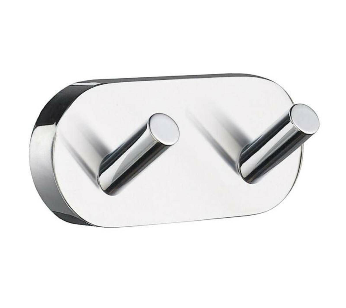 Bild 1 von Smedbo Doppelter Badetuchhaken Home, Messing verchromt