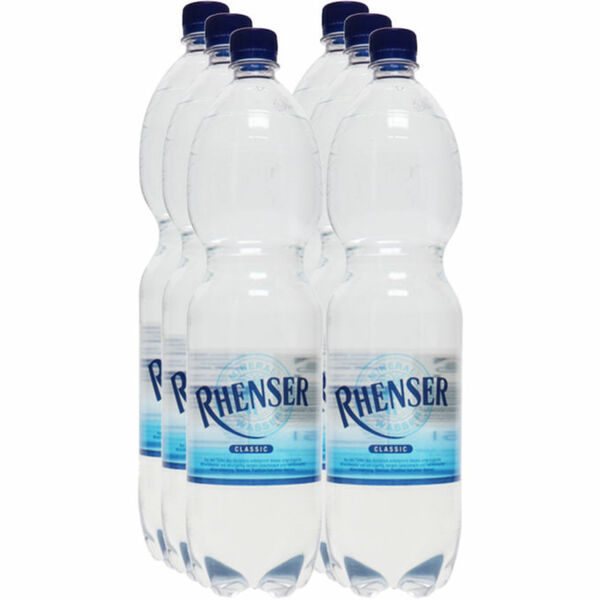 Bild 1 von Rhenser Mineralwasser Classic, 6er Pack (EINWEG) zzgl. Pfand