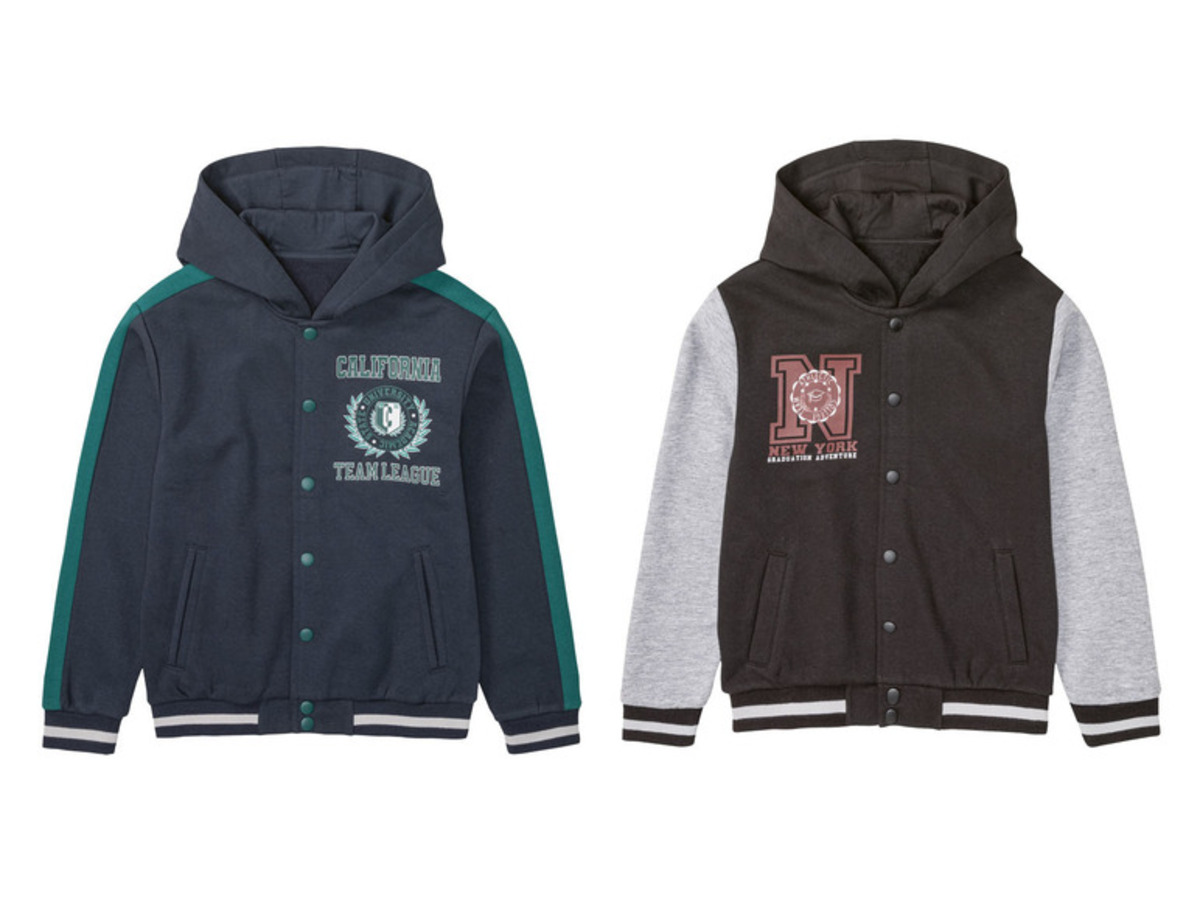 Bild 1 von pepperts!® Kinder Jungen College-Jacke, mit Kapuze