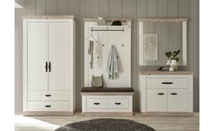 Garderobe weiß Maße (cm): B: 341 H: 201 Flur- & Dielenmöbel
