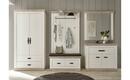 Bild 1 von Garderobe weiß Maße (cm): B: 341 H: 201 Flur- & Dielenmöbel
