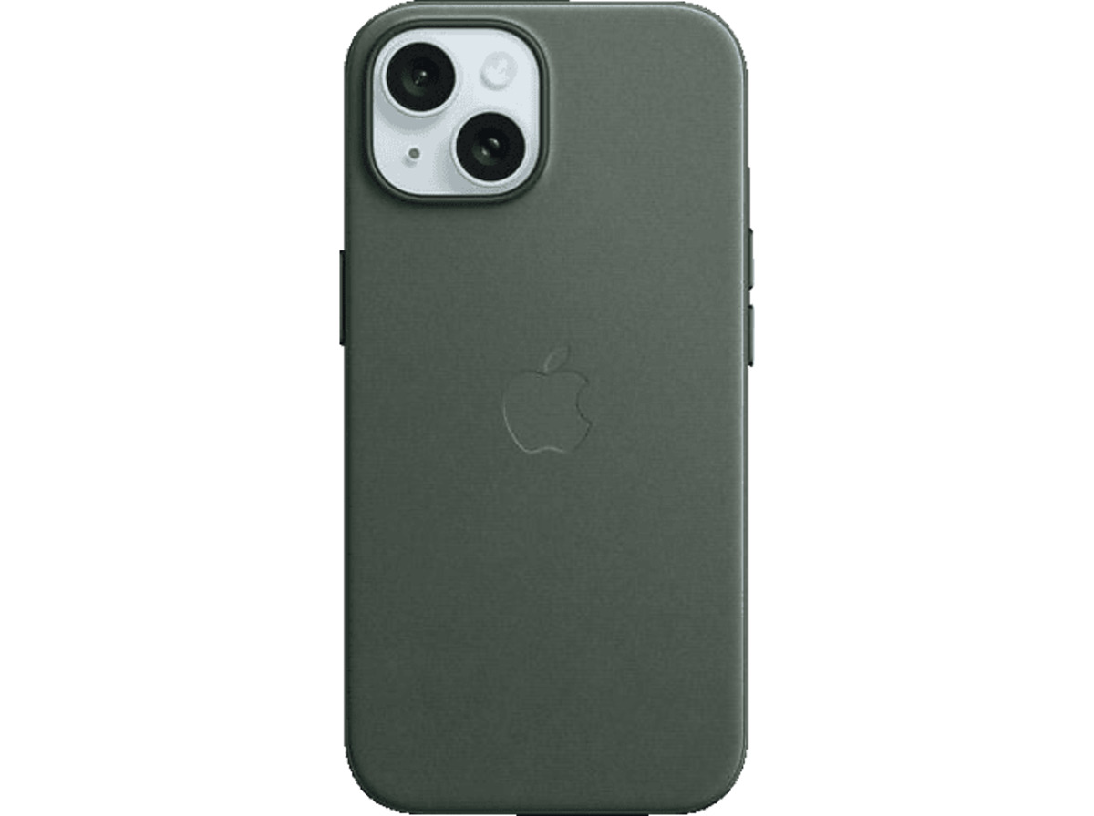 Bild 1 von APPLE Feingewebe Case mit MagSafe, Backcover, Apple, iPhone 15, Immergrün