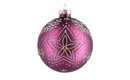 Bild 1 von Weihnachtsbaumkugel rosa/pink Glas , Aluminium Maße (cm): H: 8  Ø: [8.0] Dekoration