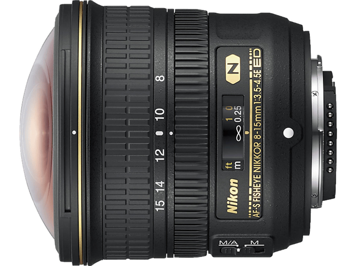 Bild 1 von NIKON JAA831DA E 8 mm - 15 f/3.5-4.5 AF-S, ED (Objektiv für Nikon F-Mount, Schwarz)