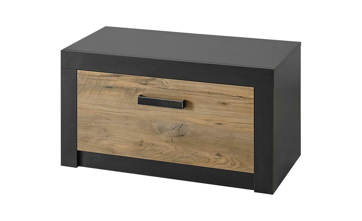 Bild 1 von Sitzbank grau Maße (cm): B: 80 H: 43 T: 42 Hocker & Bänke