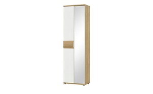 Garderobenschrank holzfarben Maße (cm): B: 59 H: 200 T: 34 Flur- & Dielenmöbel