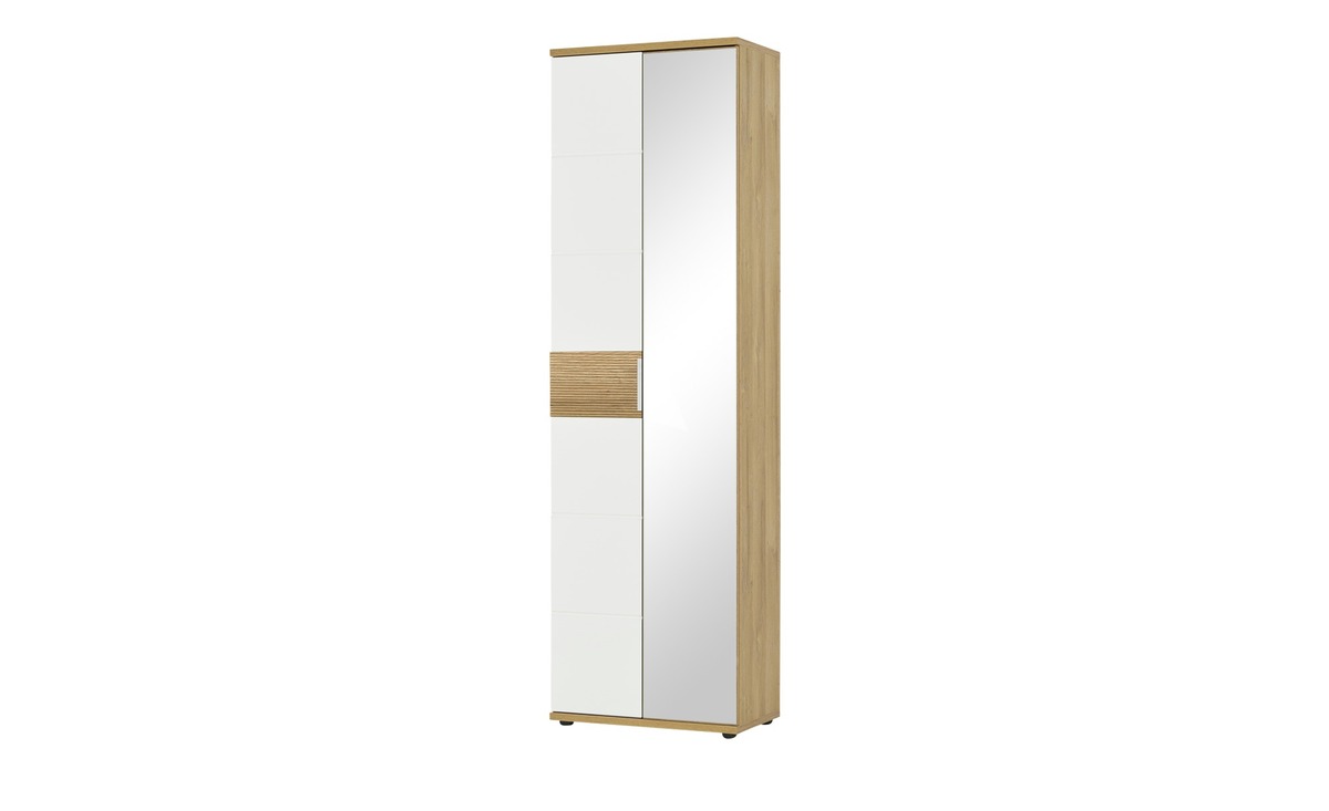 Bild 1 von Garderobenschrank holzfarben Maße (cm): B: 59 H: 200 T: 34 Flur- & Dielenmöbel