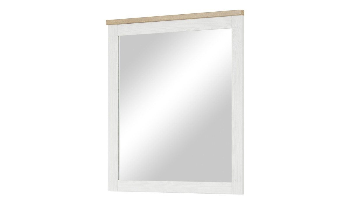 Bild 1 von Spiegel  Telembi weiß Glas , Holzwerkstoff Maße (cm): B: 66,7 H: 76 T: 12 Dekoration