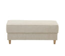 Bild 1 von Aufklappbare Hockerbank mit Stauraum in Cordstoff,, beige