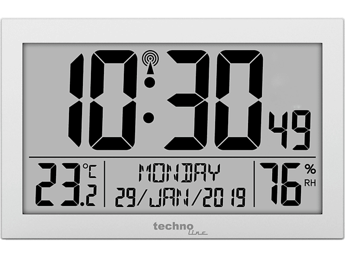 Bild 1 von TECHNOLINE WS 8016 Funkwanduhr