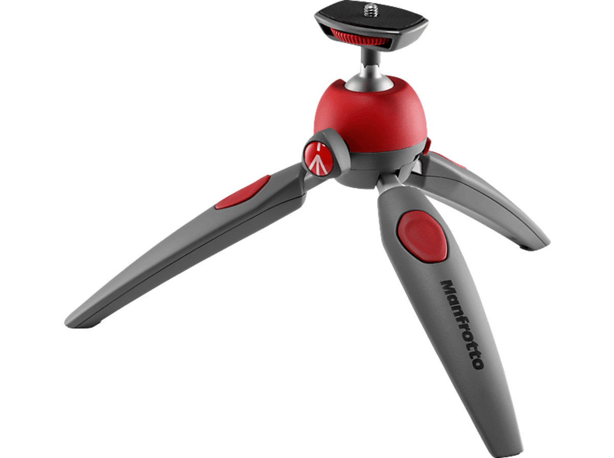 Bild 1 von MANFROTTO MTPIXIEVO-RD Dreibein Stativ, Rot/Grau