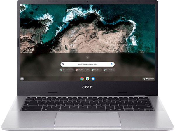 Bild 1 von ACER 514 (CB514-2H-K7VE) mit Tastaturbeleuchtung, Chromebook 14 Zoll Display, MediaTek MT Prozessor, 4 GB RAM, 64 eMMC, Arm Mali-G57 MC5, Silber