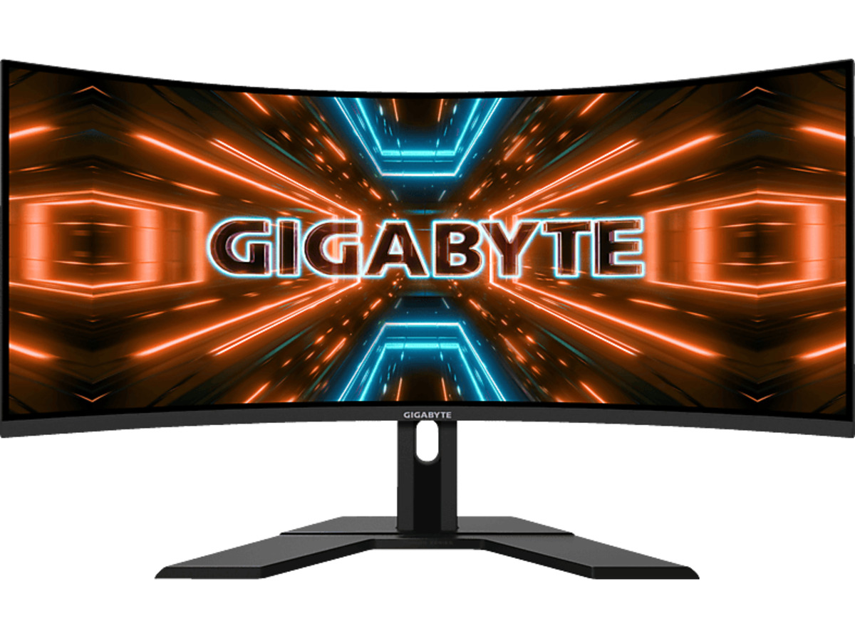 Bild 1 von GIGABYTE G34WQC A 34 Zoll QHD Gaming Monitor (1 ms Reaktionszeit, 144 Hz)