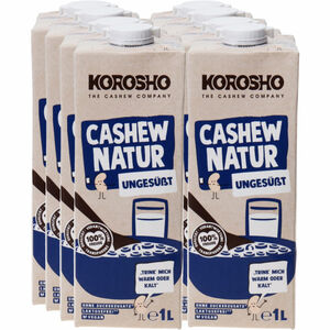 Korosho Cashew Drink Natur, 8er Pack